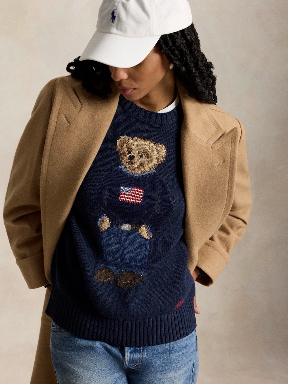 Ralph Lauren polo Bear Motif Crewneck Sweater - Picture 6 of 6